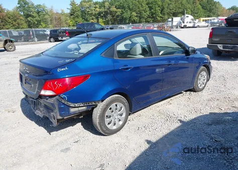2016 Hyundai Accent Se z USA, uszkodzony, nr VIN KMHCT4AE8GU029346